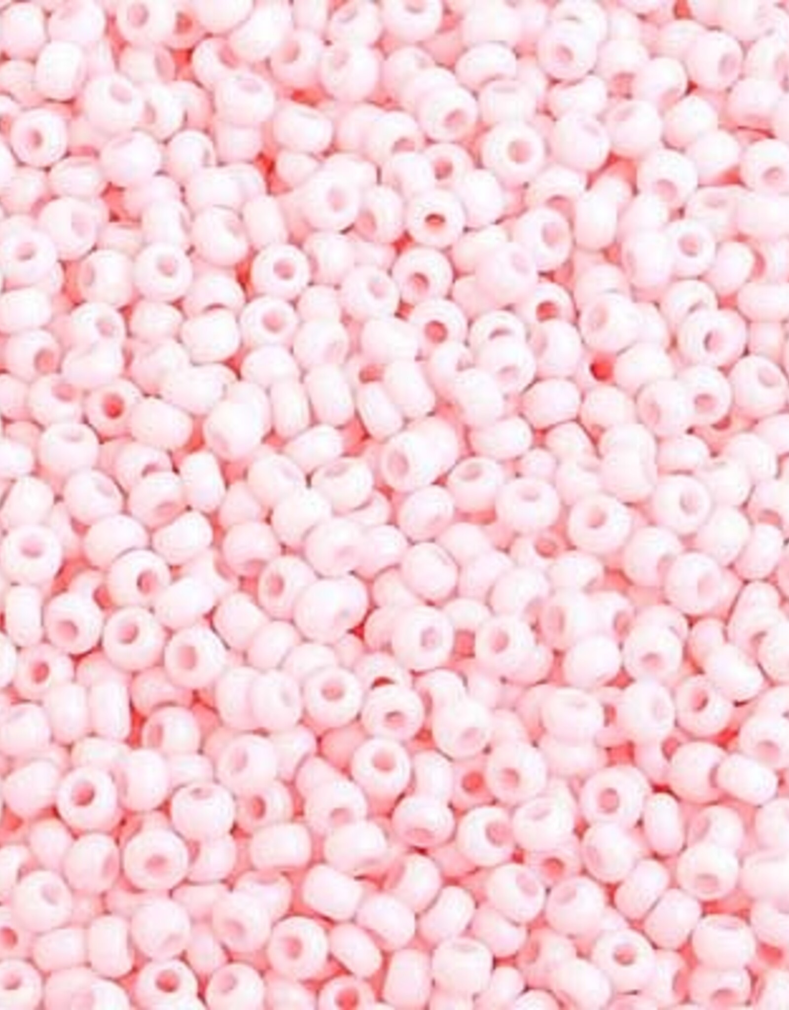 Seed Beads 10/0 Chalk Light Pink SOLGEL Strung  40003