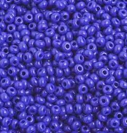 Preciosa Czech Seed Bead Seed Beads 10/0 Op. Royal Blue Strung 1045