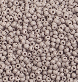 Preciosa Czech Seed Bead Seed Beads 10/0 Op. Grey Strung 1061