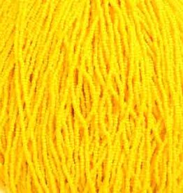 Preciosa Czech Seed Bead Seed Beads 11/0 Opaque Golden Yellow Strung 34917