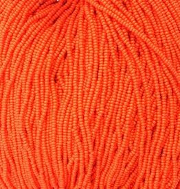 Preciosa Czech Seed Bead Seed Beads 11/0  Op.Orange  Strung 4919