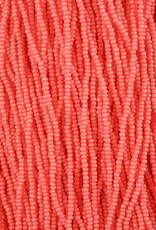 Seed Beads 11/0 Pink Chalk Dyed Solgel Strung43236