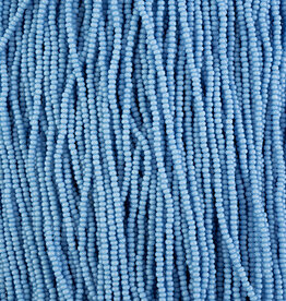 Seed Beads 11/0 Blue Chalk Dyed Solgel Strung43244