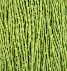 Seed Beads 11/0 Green Chalk Dyed Solgel Strung43249