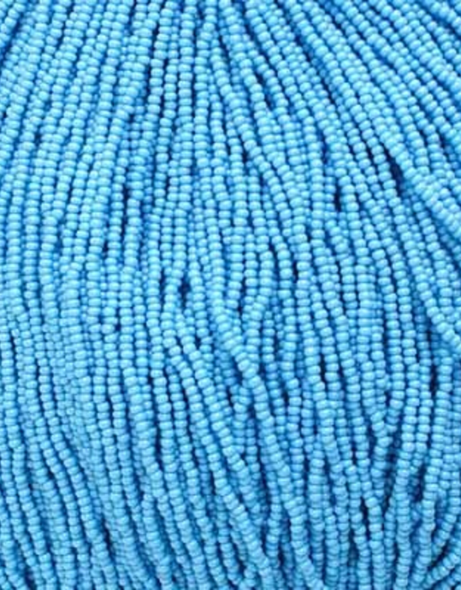 Preciosa Czech Seed Bead Seed Beads 11/0 Turquoise Blue Opaque 34905