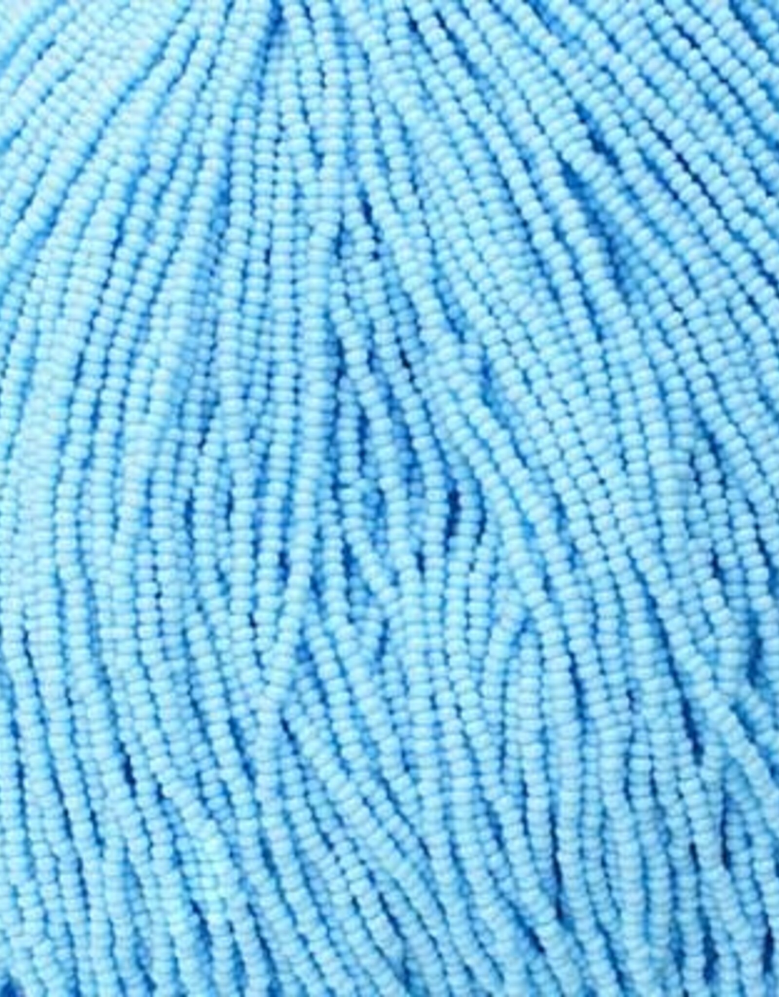 Preciosa Czech Seed Bead Seed Beads 11/0 Op. Light Blue Strung  34907
