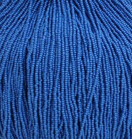 Preciosa Czech Seed Bead Seed Beads 11/0 Op. Medium Blue Strung 34920