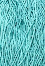 Preciosa Czech Seed Bead Seed Beads 11/0 Op. Turquoise Strung  34910