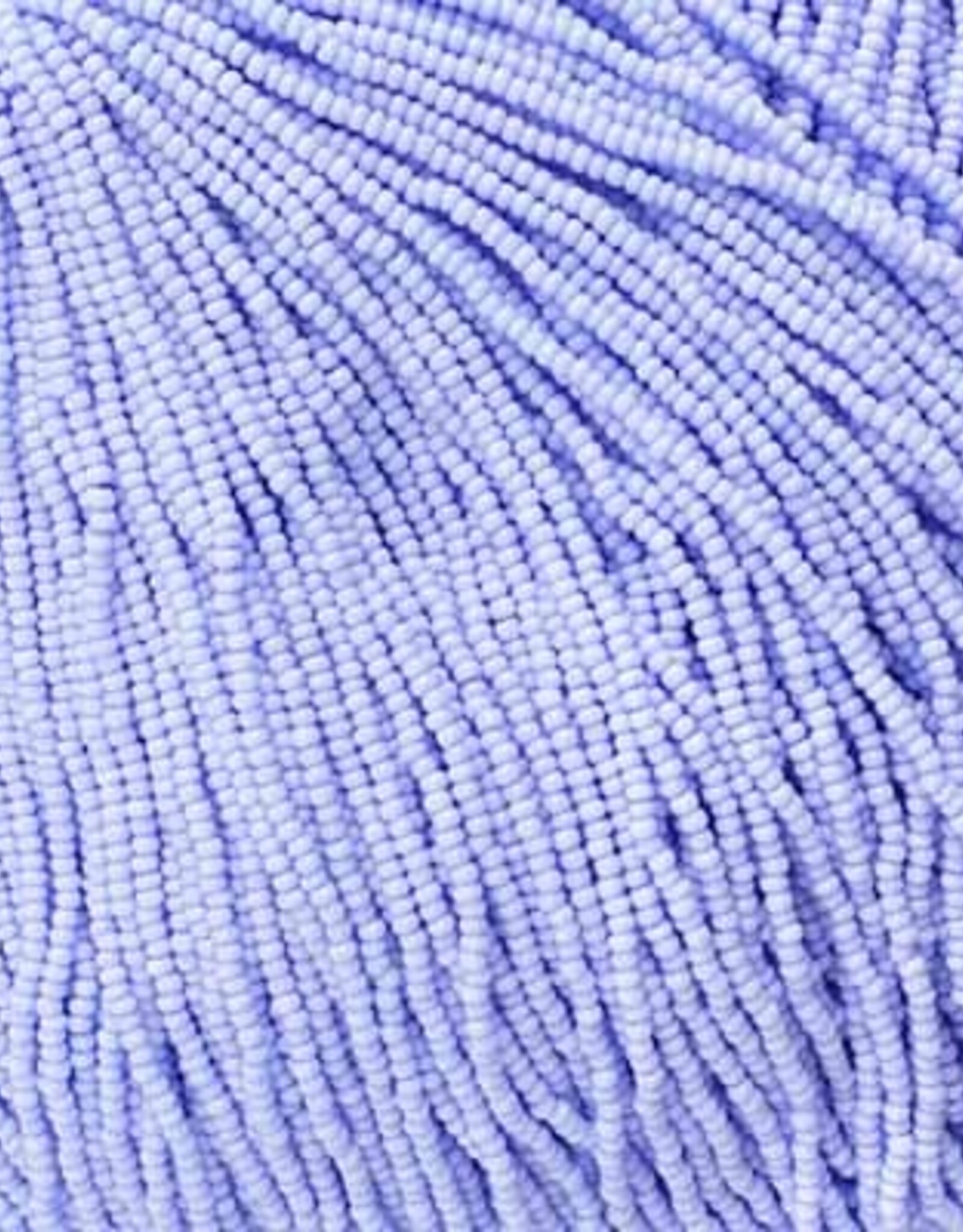 Czech Seed Beads Seed Beads 11/0 Dyed Chalk Light Violet Solgel Strung 40008