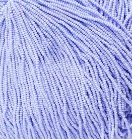 Czech Seed Beads Seed Beads 11/0 Dyed Chalk Light Violet Solgel Strung 40008