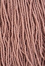 Seed Beads 11/0 Brown Chalk Dyed Solgel Strung 43254