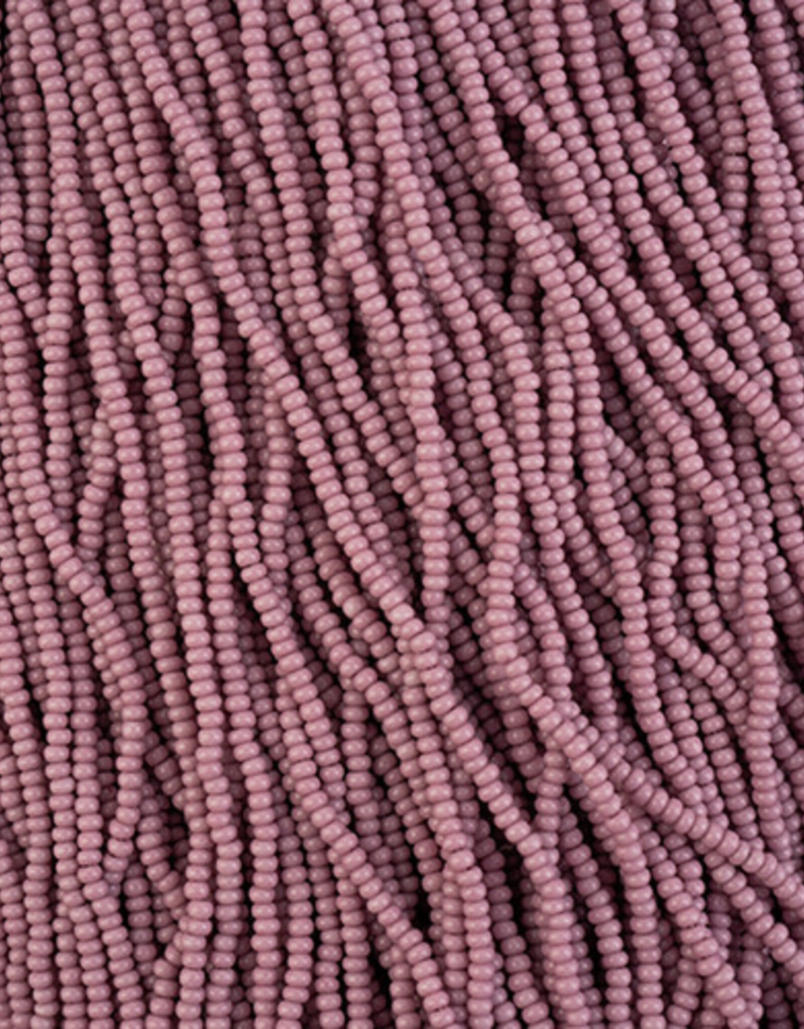 Seed Beads 11/0 Plum Chalk Dyed Solgel Strung 43240