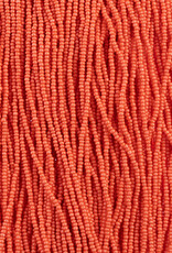 Czech Seed Beads Seed Beads 11/0 Terra Intensive Orange Strung 43112