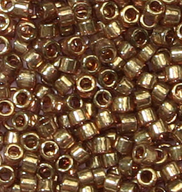 Miyuki Delica -11/0 Transparent Luster Metallic Rose Gold DB-115-5 grams