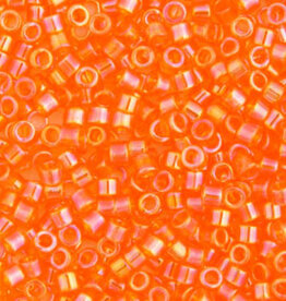 Miyuki Delica Seed Beads Delica Program 11/0 Rd Light Orange Transparent Ab 0151V