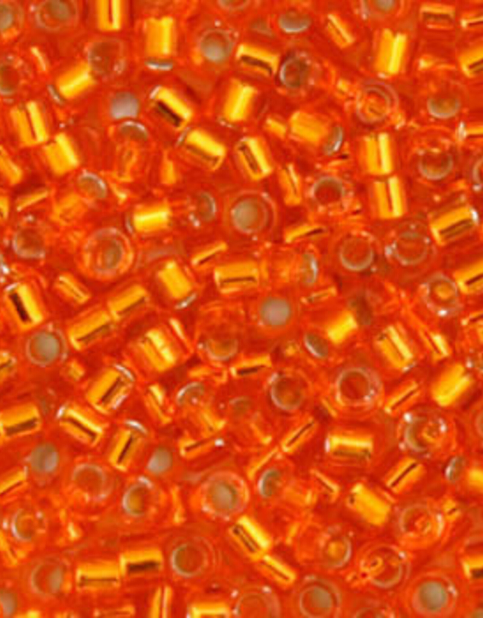 Miyuki Delica Seed Beads Delica Program 11/0 Rd Orange Silver Lined 0045VV