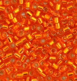 Miyuki Delica Seed Beads Delica Program 11/0 Rd Orange Silver Lined 0045VV