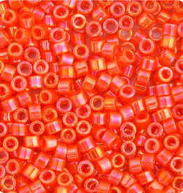 Miyuki Delica Seed Beads Delica 11/0 RD  Program Orange Opaque AB 0161V
