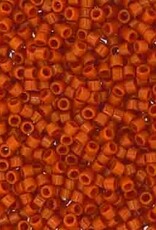 Miyuki Delica Seed Beads Miyuki Delica 11/0 5.2g Vial Duracoat Opaque Dyed Pumpkin Orange
