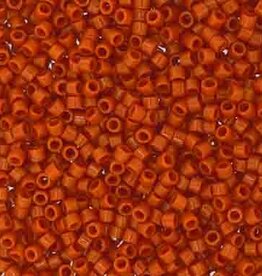 Miyuki Delica Seed Beads Miyuki Delica 11/0 5.2g Vial Duracoat Opaque Dyed Pumpkin Orange