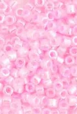 Miyuki Delica Seed Beads Delica Program 11/0 Rd Light Crystal Pink Ceylon Lined-Dyed 0244V