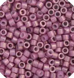 Miyuki Delica Seed Beads Delica Program 11/0 Rd Mauve Gold Luster 0253V