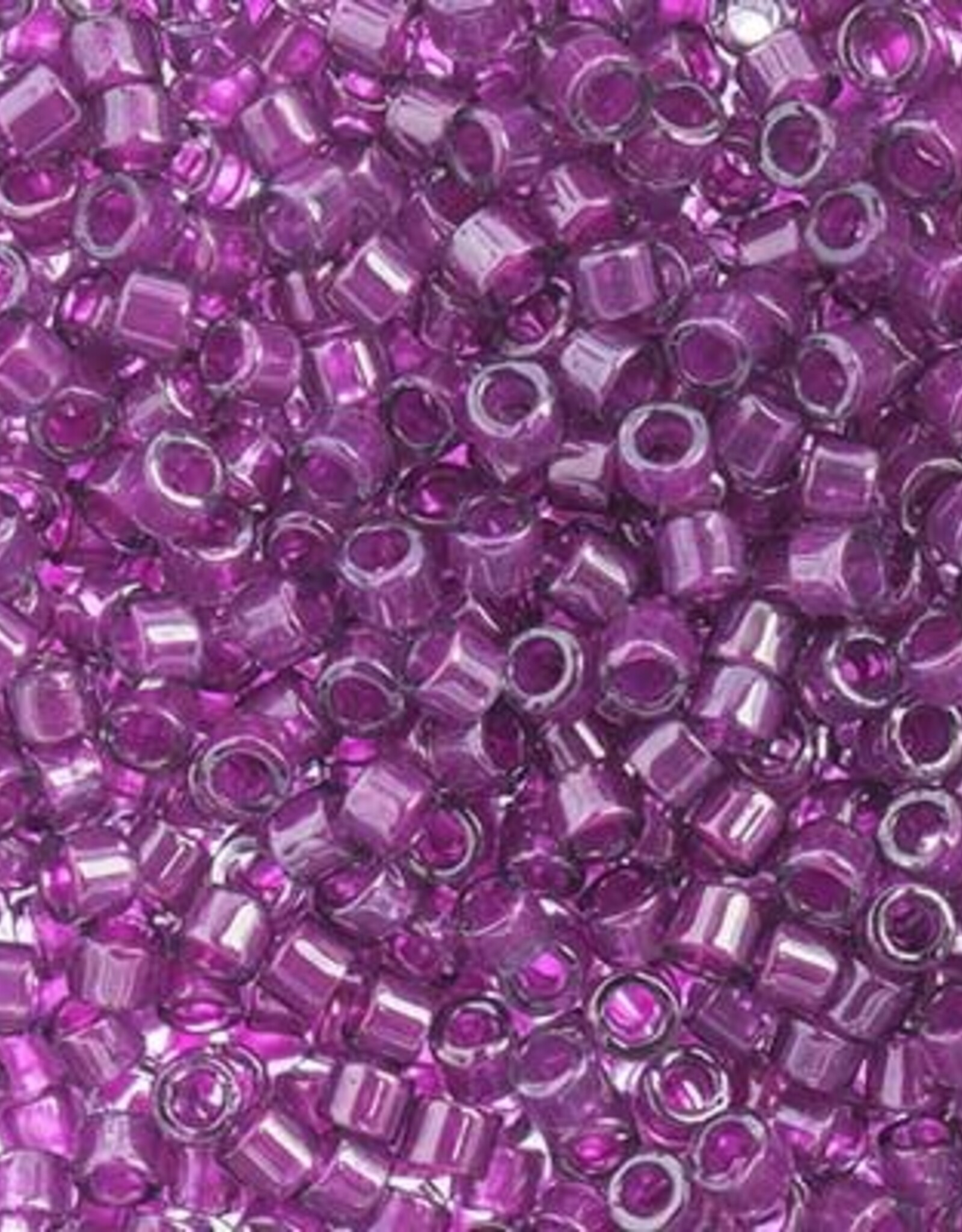 Miyuki Delica Seed Beads Delica Program 11/0 Rd Pale Blue Magenta Lined-Dyed 0281V