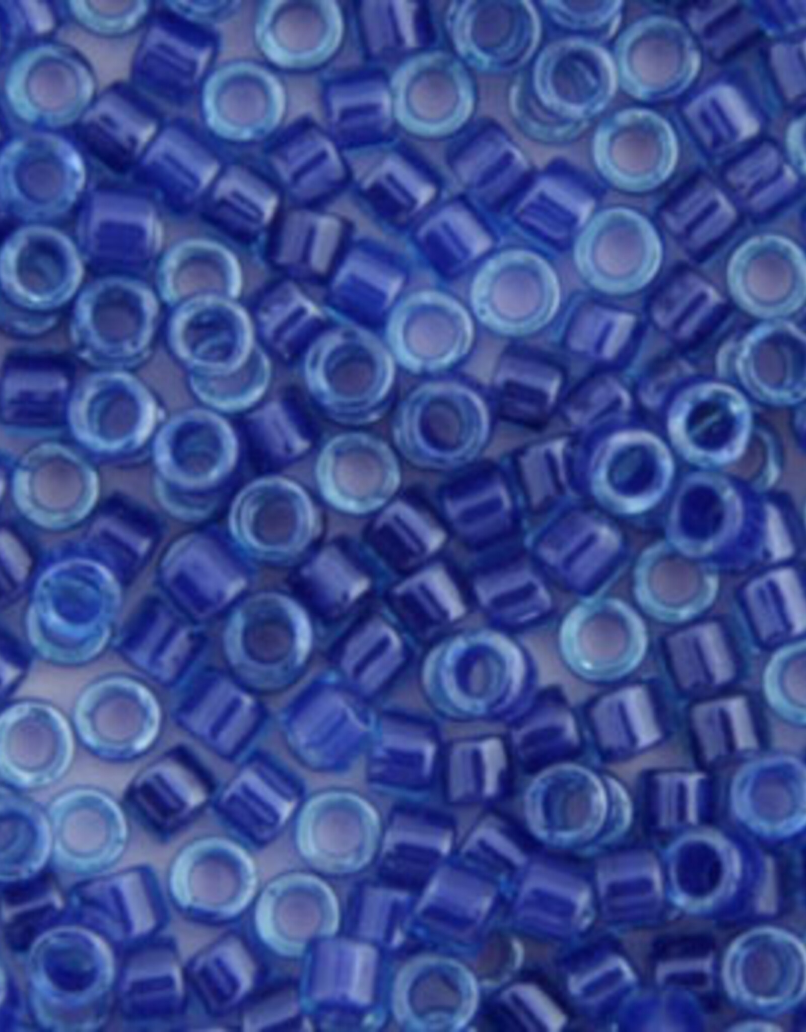 Miyuki Delica Seed Beads Delica Program 11/0 Rd Aqua Sapphire Lined-Dyed 0285V