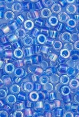 Miyuki Delica Seed Beads Delica Program 11/0 Rd Blue Ab Lined-Dyed 0077V