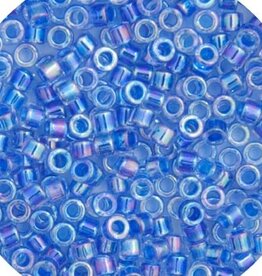 Miyuki Delica Seed Beads Delica Program 11/0 Rd Blue Ab Lined-Dyed 0077V
