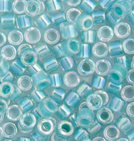 Miyuki Delica Seed Beads Miyuki Delica 11/0 5.2g vial  ProgramDark Aqua AB Lined-Dyed 0079v