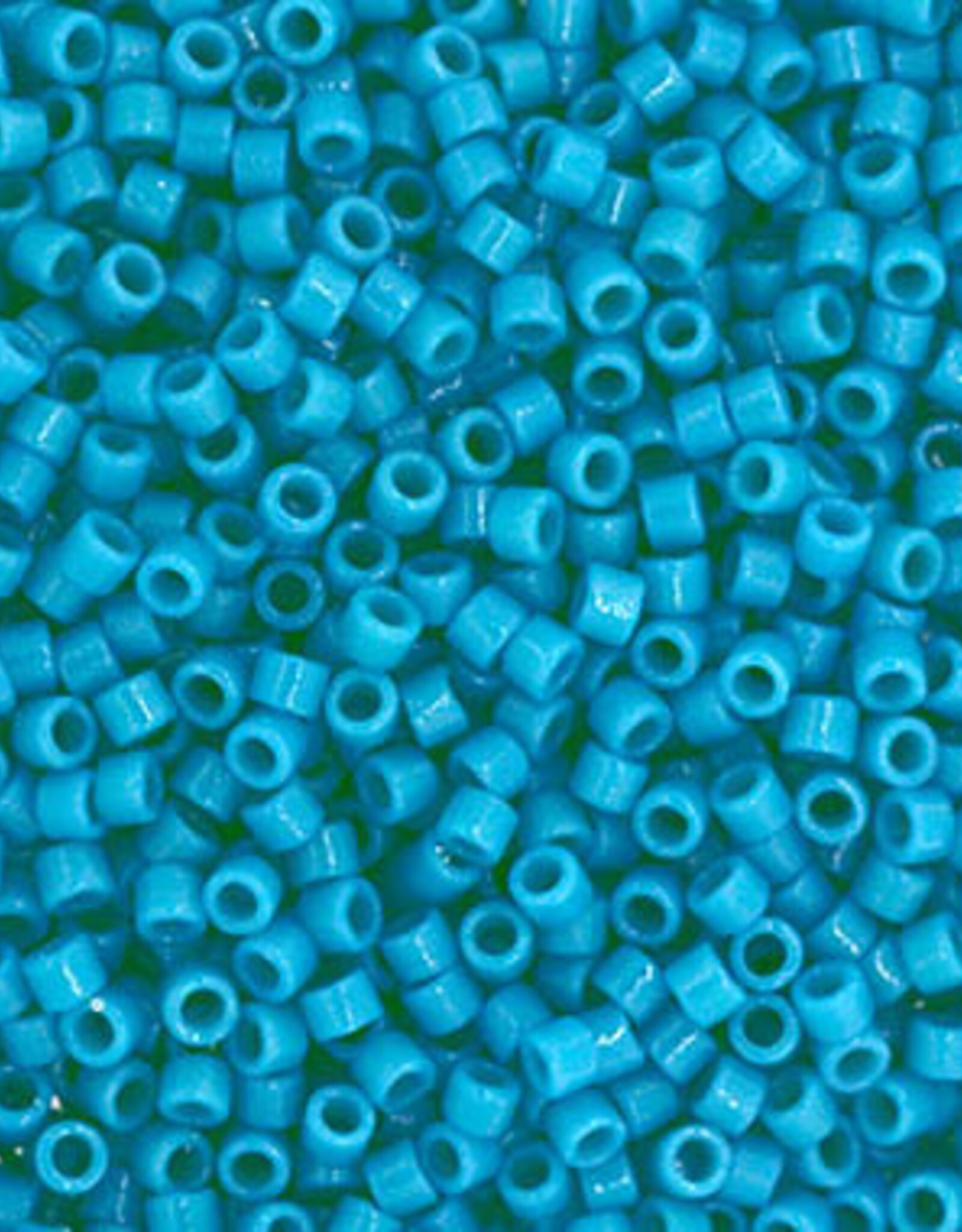 Miyuki Delica Seed Beads Delica Program 11/0 Rd Duracoat Opaque Dyed Capri Blue 2133V