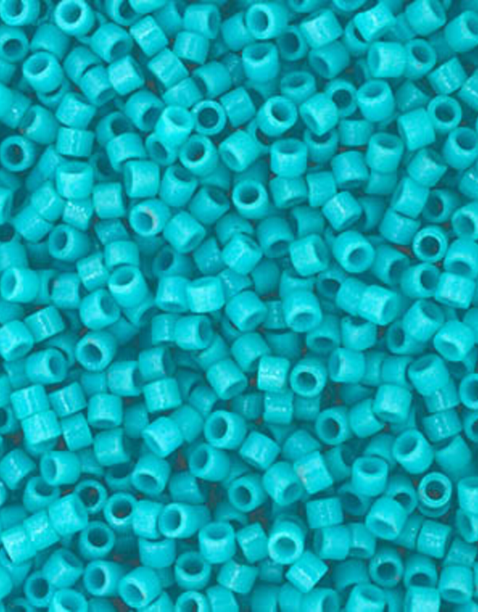 Miyuki Delica Seed Beads Delica Program 11/0 Rd Duracoat Opaque Dyed Turquoise Blue 2130V
