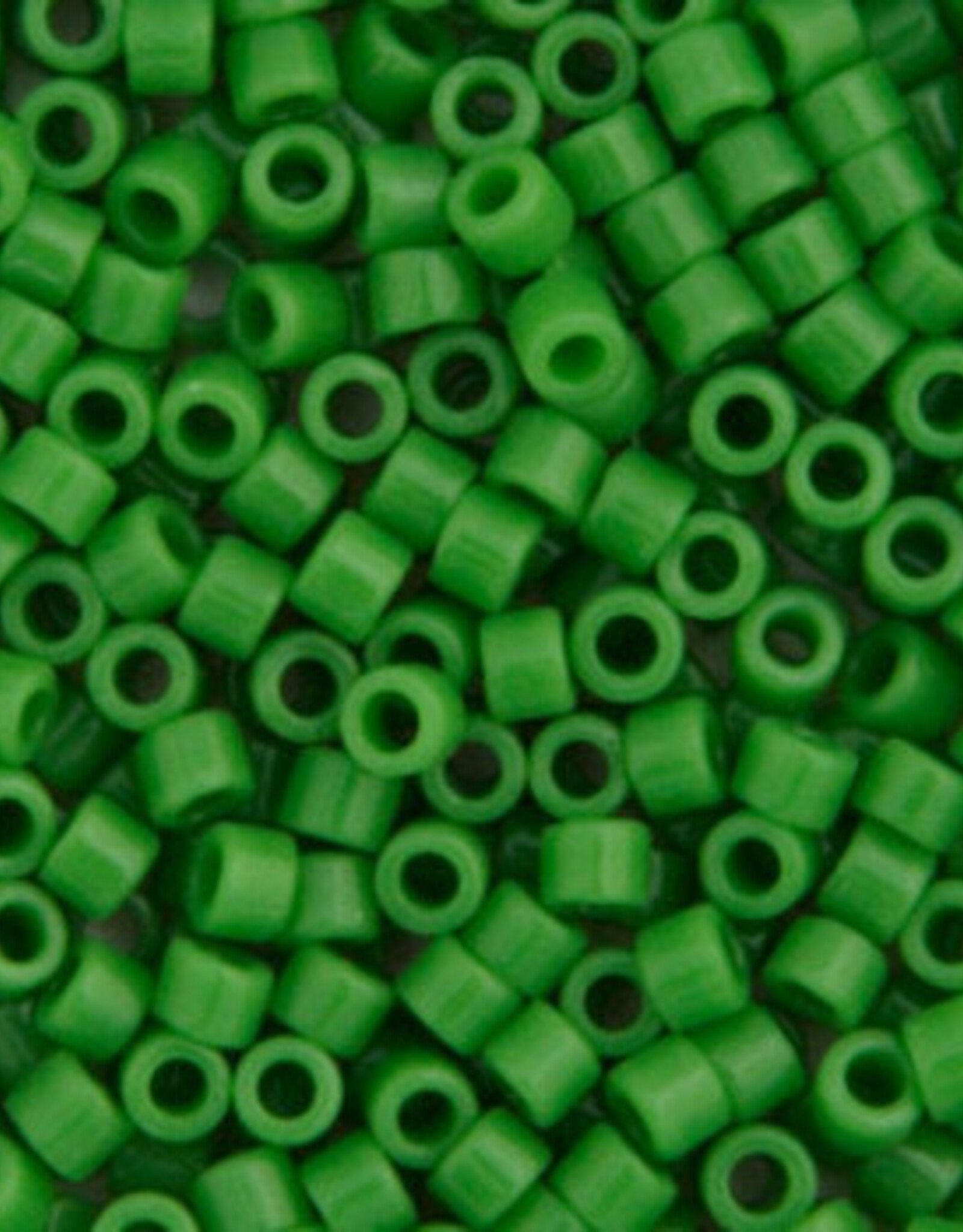 Miyuki Delica Seed Beads Delica Program 11/0 Rd Green Pea Opaque 0724V
