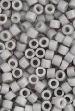 Miyuki Delica Seed Beads Delica Program 11/0 Rd Light Grey Smoke Opaque 1498V