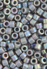 Miyuki Delica Seed Beads Delica 11/0 RD Program  Grey Opaque AB 0168V