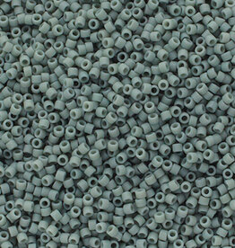 Miyuki Delica Seed Beads Delica 11/0 Frosted Glazed Light Grey Matte 2281V
