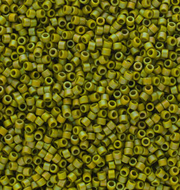 Miyuki Delica Seed Beads Delica 11/0 Frosted Glazed Rainbow Green Lime