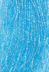 Preciosa Czech Seed Bead 3 Cut Beads 10/0 Tr. Luste Lt Aqua 1757