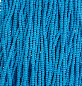 Seed Beads 10/0 PermaLux Dyed Chalk LT. Blue Matt Strung 2141S