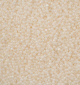 New Seed Bead 11/0 Cut Opaque Pearl White Iris 100 G bag Loose