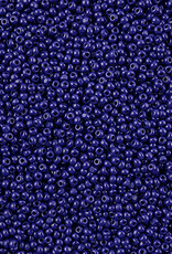 Seed Bead 11/0 Cut Opaque Dark Royal Blue 100 g Bag Loose