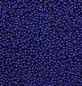 Seed Bead 11/0 Cut Opaque Dark Royal Blue 100 g Bag Loose