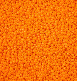 Seed Bead 11/0 Cut Opaque Light Orange 100 g Bag Loose