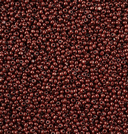 Seed Bead 11/0 Cut Opaque Dark Brown 100 g Bag Loose
