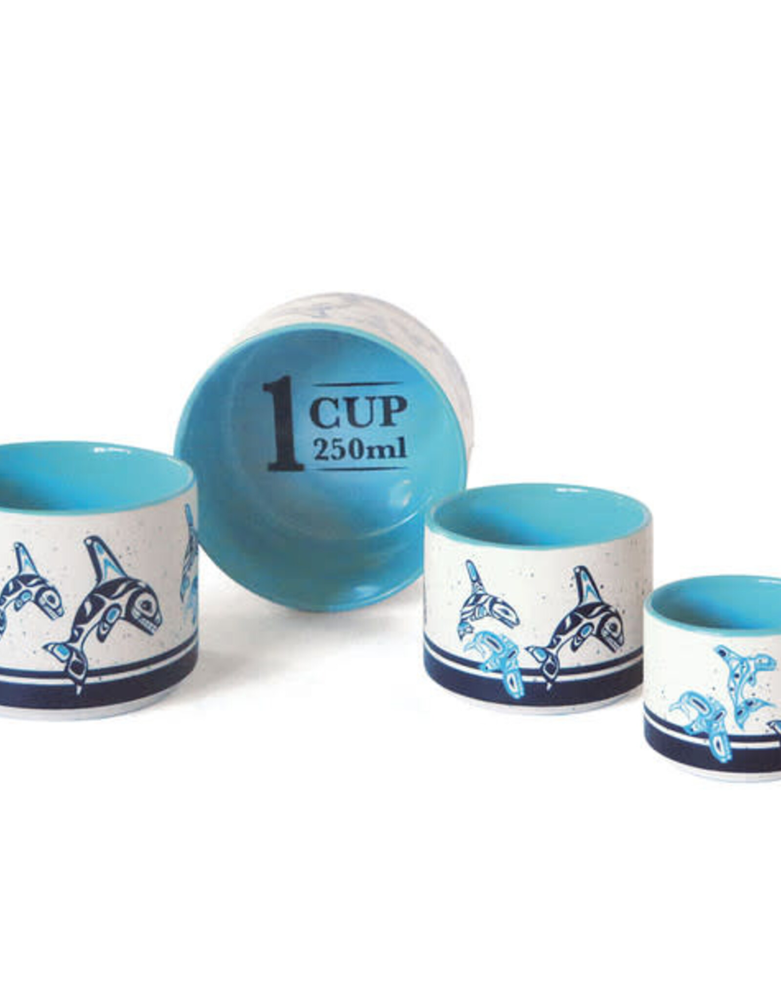 Garfinkel Publications Inc. Ceramic Measuring Cup Set - Orca Family
