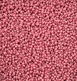 Czech Seed Bead 11/0 Vial Dark Pink Chalk Dyed Solgel apx23g