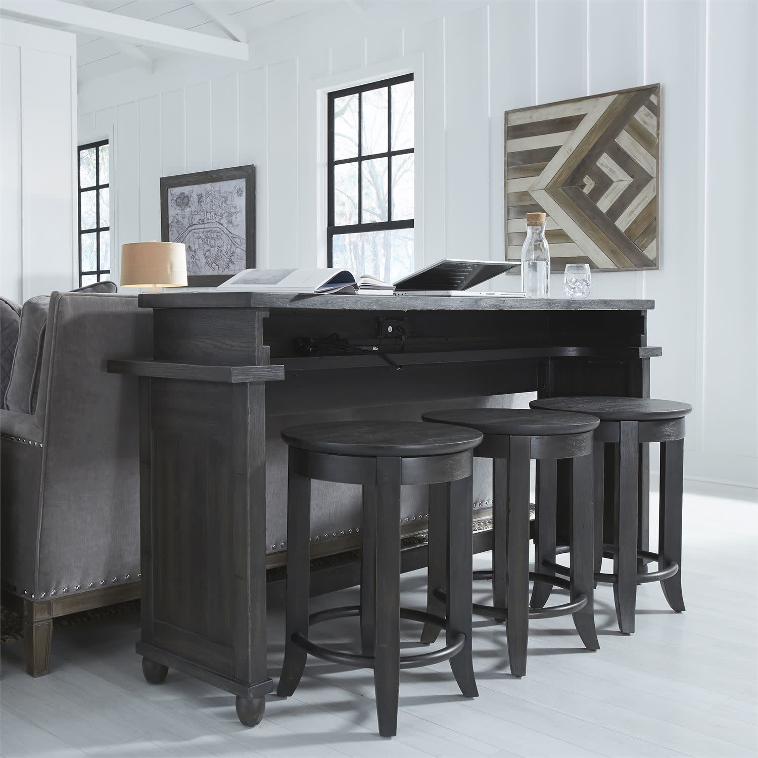 Harvest Home 4pc Console Bar Table Railey Design