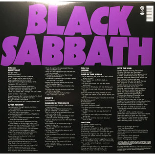 Black Sabbath ‎– Master of Reality LP deluxe edition