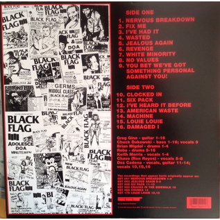 Black Flag -- The First Four Years LP
